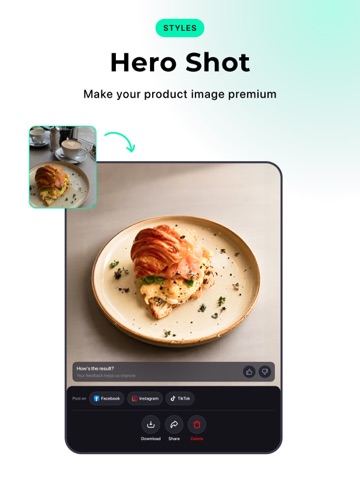 Lumera AI: Food Video Maker iPad screenshot 5