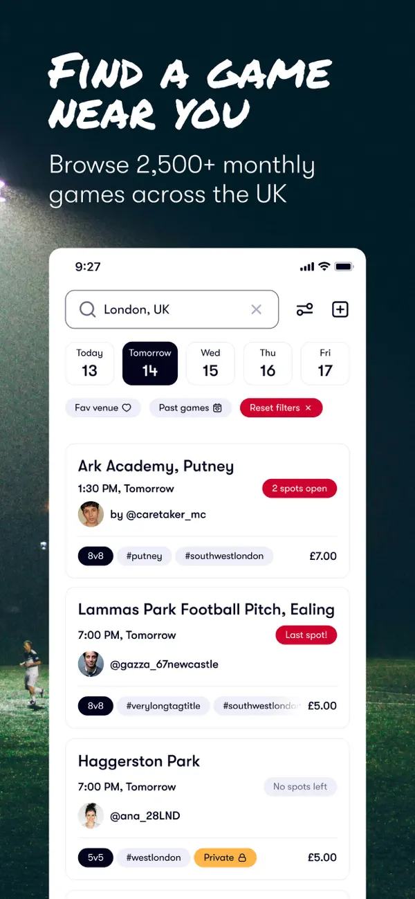 Screenshot #1 pour Footy Addicts: Play Football