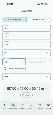 ScaleMate - Scale Calculator Screenshot 2 of 7