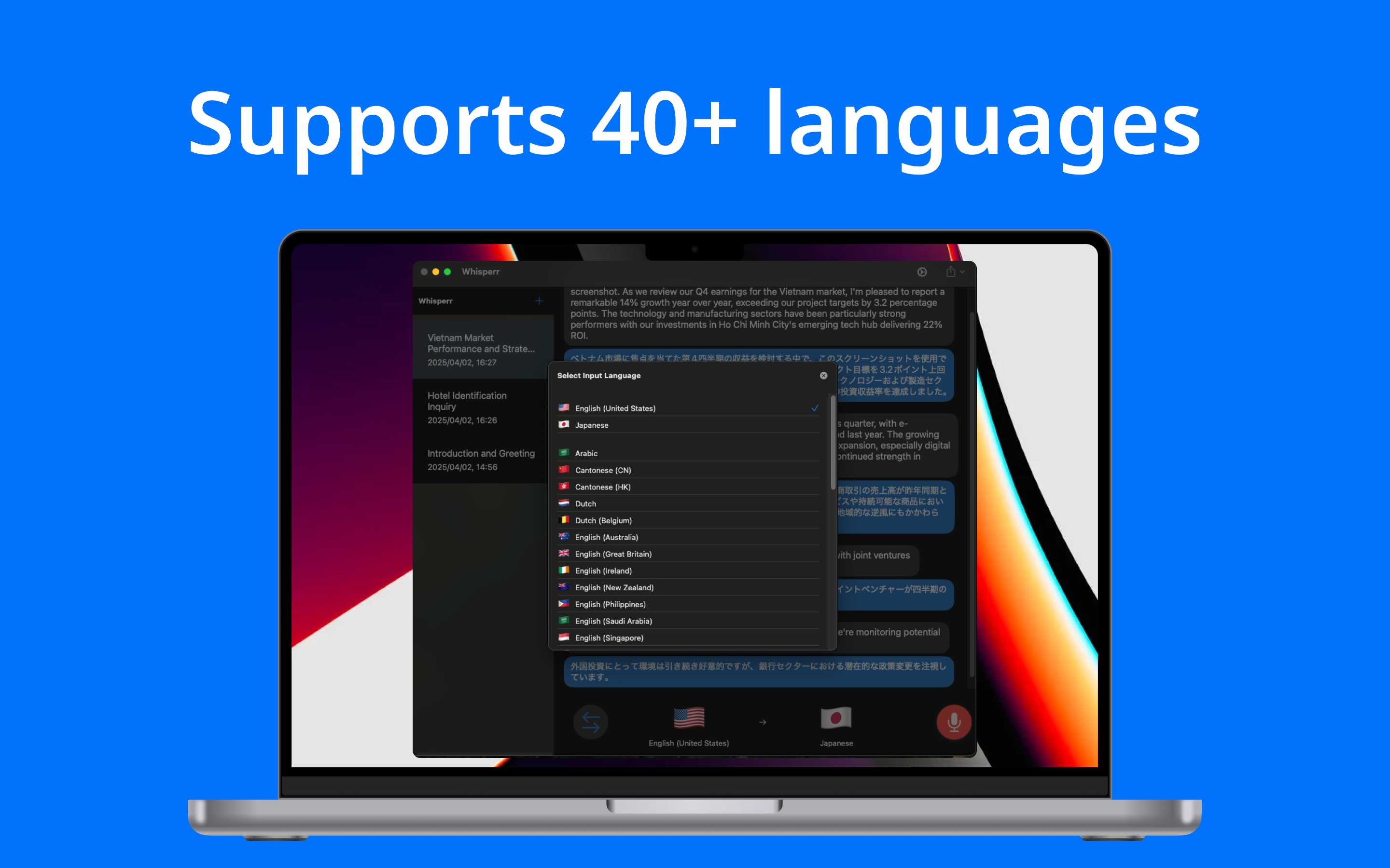 Live Voice Translator Whisperr