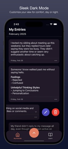 Thought Journal - for CBT Screenshot 3 of 7