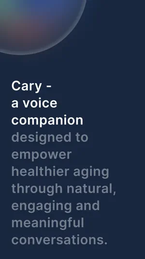 Cary Ally – Voice Companion AI screenshot 1