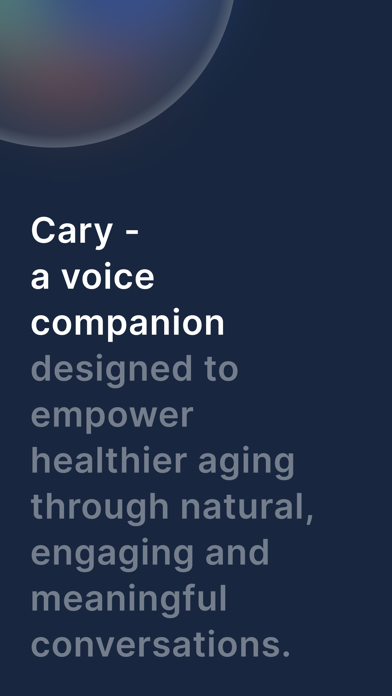 Cary Ally – Voice Companion AI app screenshot
