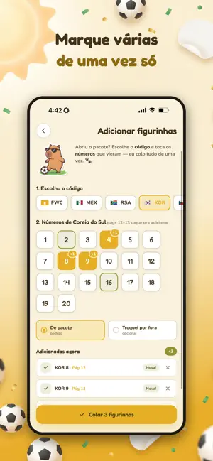 Álbum Figurinhas: Modo Capi screenshot 3
