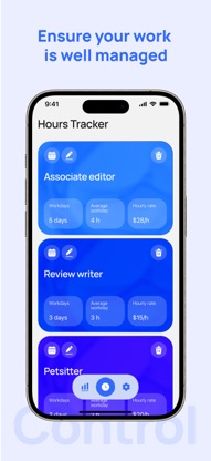 Hours Tracker - Work Monitor screenshot 3