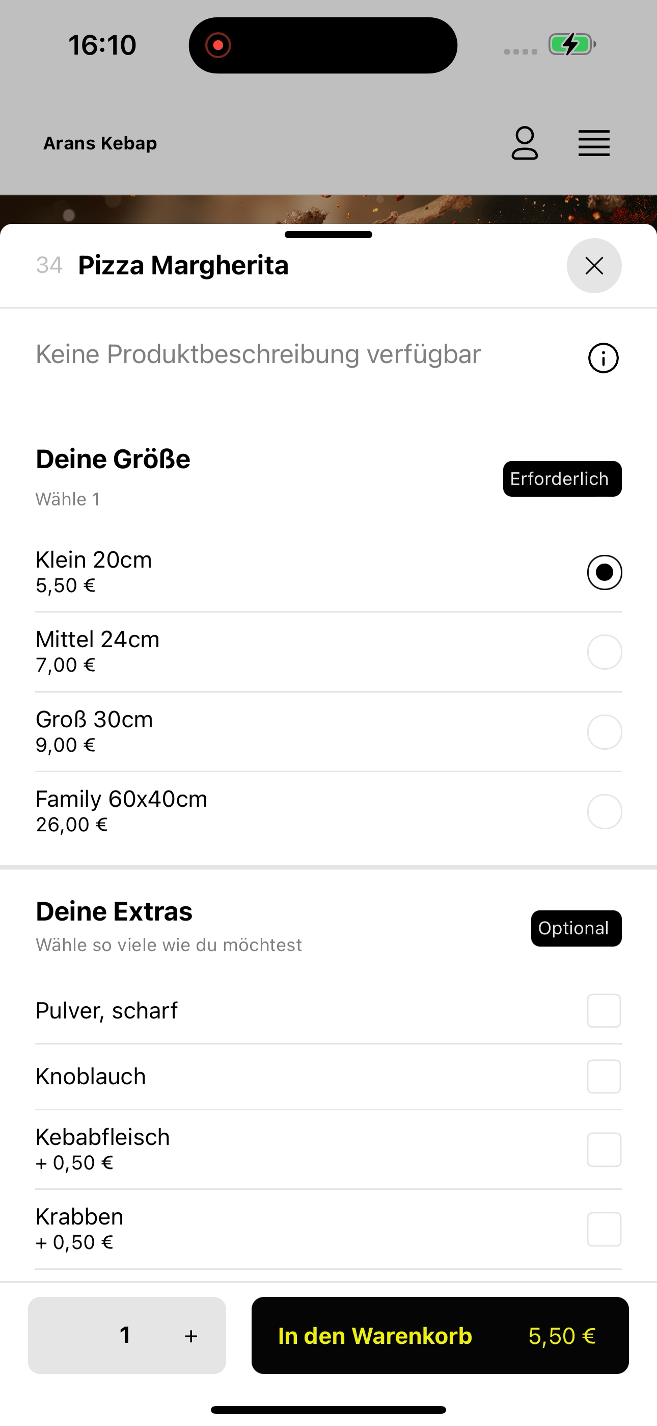 Arans Kebap screenshot 8