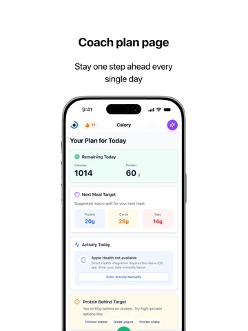 Calory: AI Calorie Tracker iPad screenshot