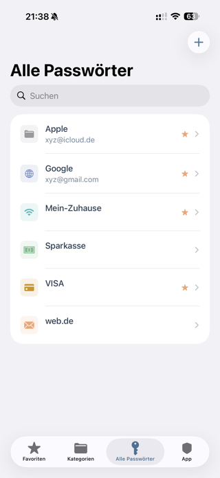 keyPlex – Passwort-Manager Screenshot 2 of 6