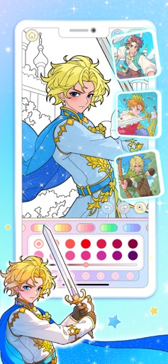 Princess Game Fantasy Coloring screenshot 4