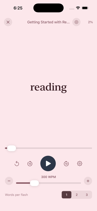 ReadMe - RSVP Reading Screenshot 5 of 10