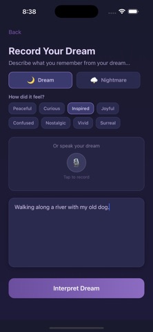 Dreamz Journal Screenshot 1 of 7