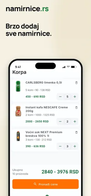 namirnice.rs screenshot 4