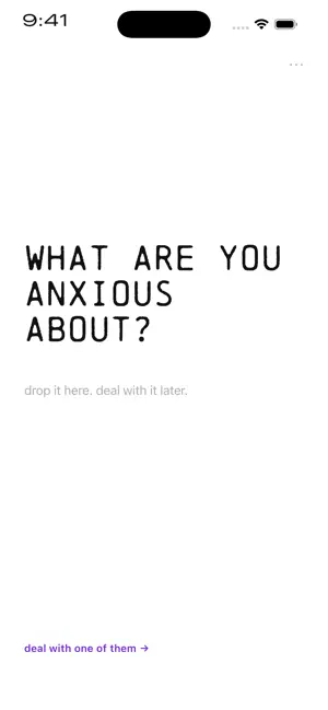Things I'm Anxious About screenshot 1