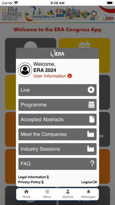 ERA Congress Screenshot