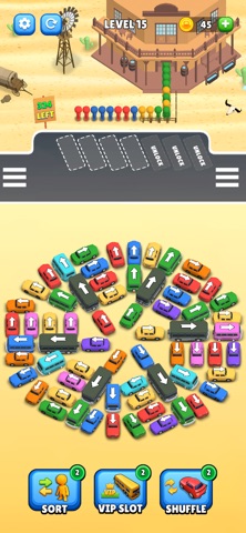 Bus Traffic: Car Puzzle 3D iPhone screenshot
