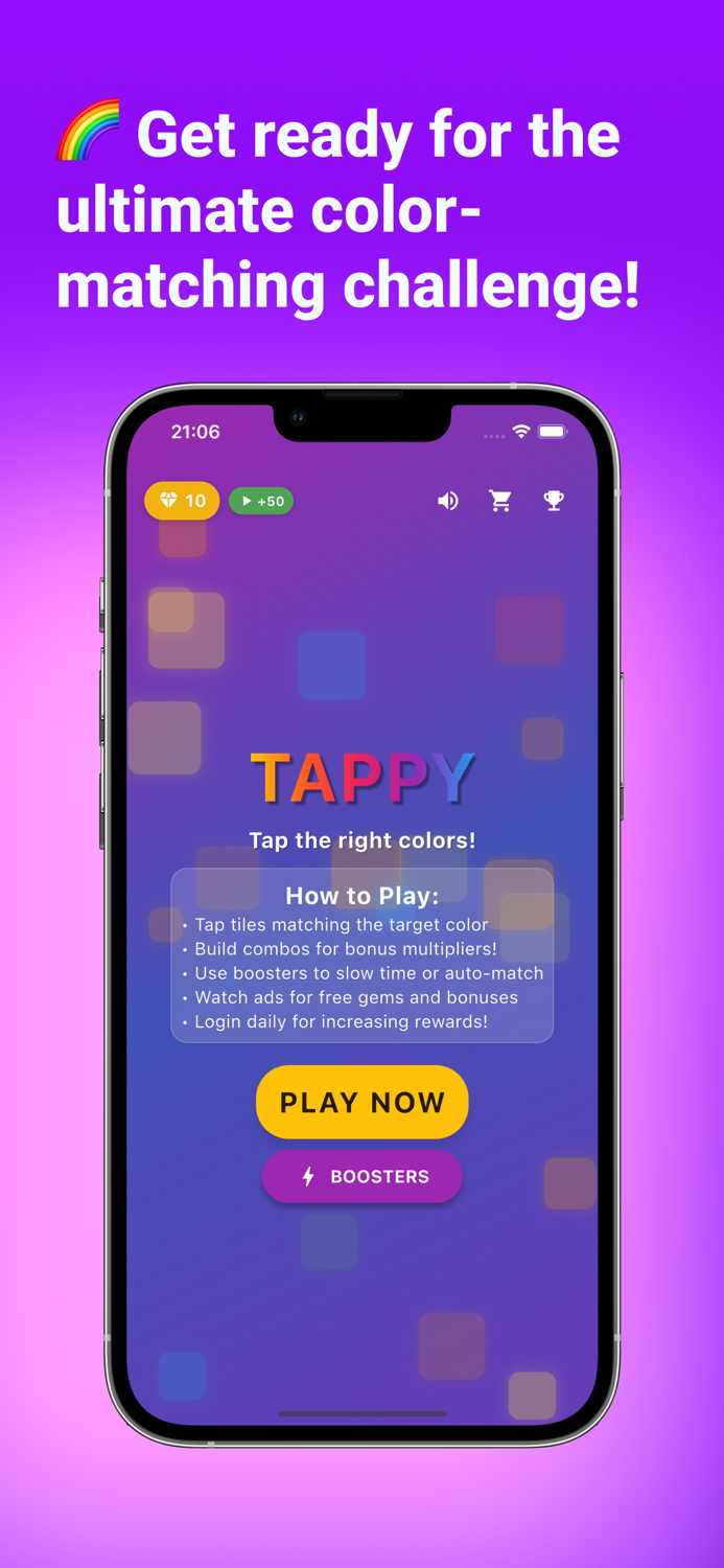 Tappy Tiles Colors Rush
