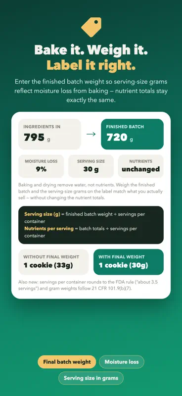 LabelForge: Nutrition Facts screenshot 2 of 7