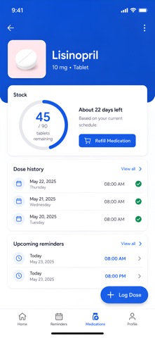 Pill Buddy: Track & Reminder screenshot
