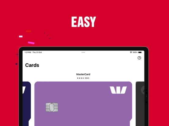 Westpac One NZ Mobile Banking iPad screenshot 5 - Finance app