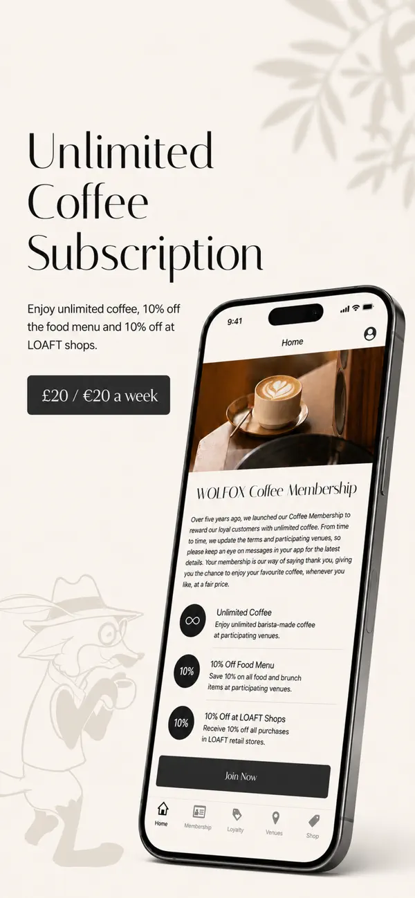 Screenshot #2 pour Wolfox Coffee