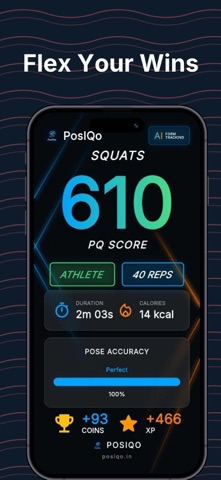 PosIQo: AI Fitness Form Coach screenshot