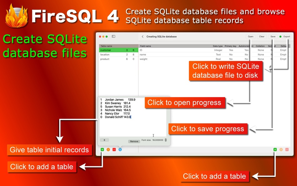 #2. FireSQL 4 (macOS) By: Tomoyuki Okawa