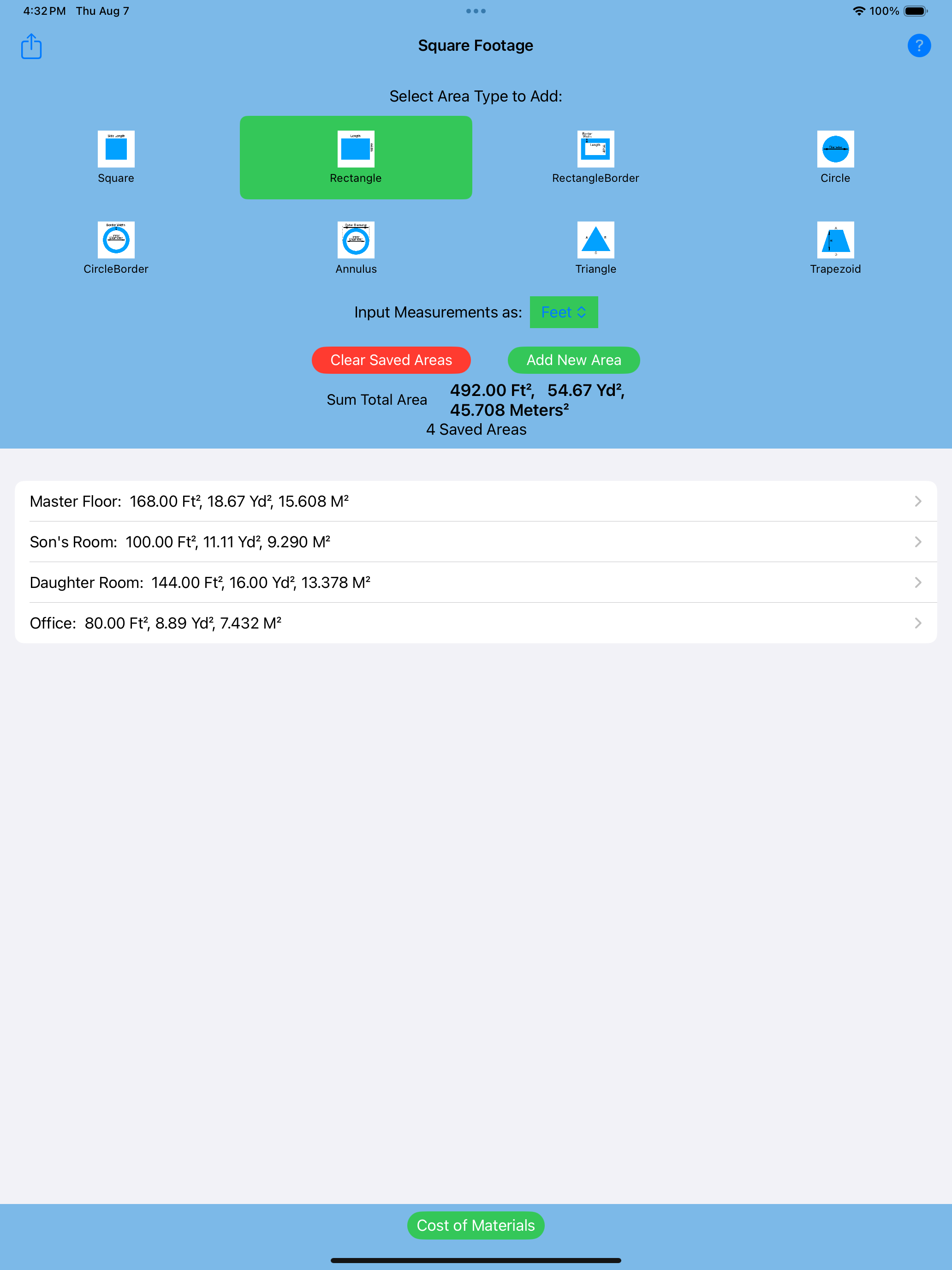 Square Footage Assistant screenshot 7