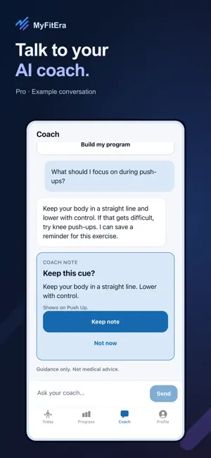MyFitEra: Workout & AI Coach screenshot 2