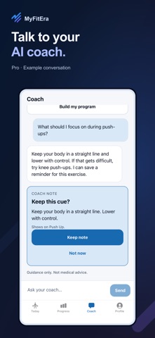 MyFitEra: Workout & AI Coach Screenshot 2 of 6