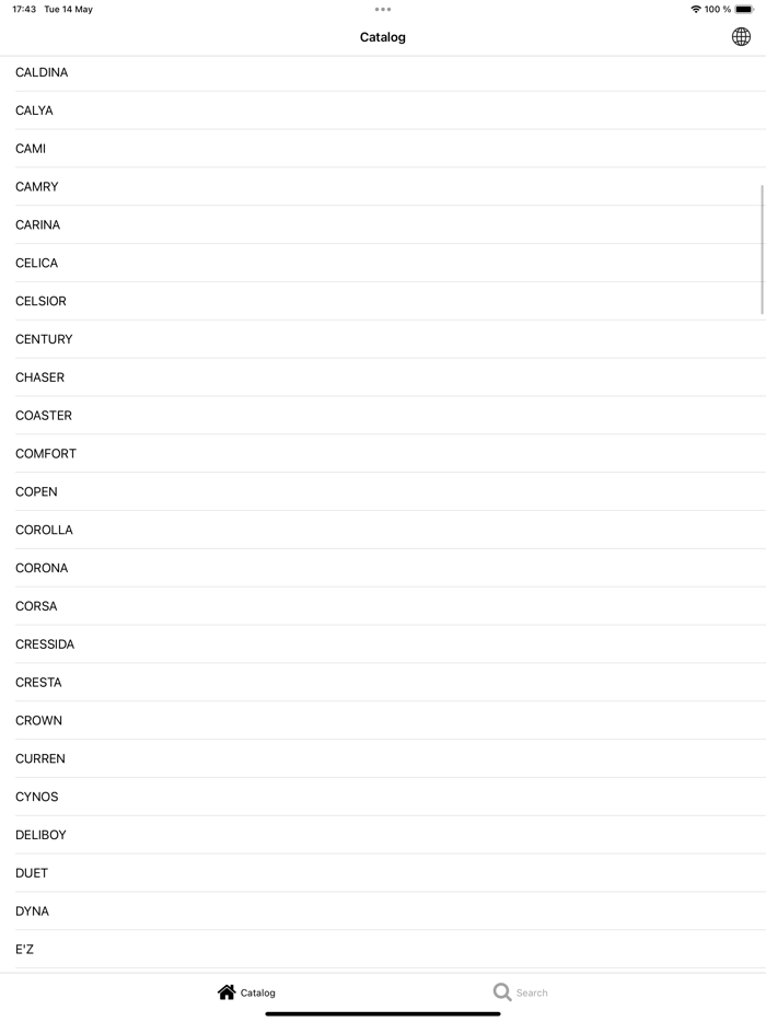 Car parts for Toyota