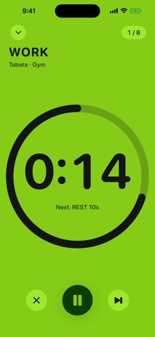 Pulse - Colored Interval Timer Screenshot 3 of 7