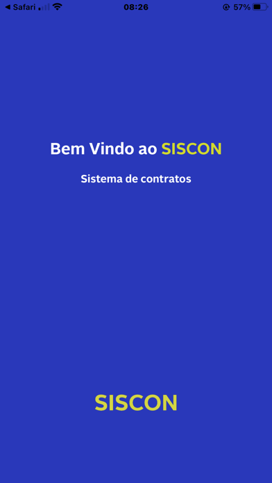 SISCON - Sistema de contratos Screenshot