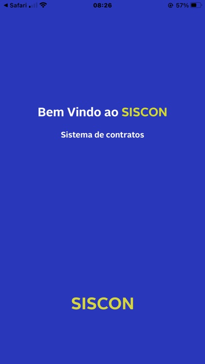 SISCON - Sistema de contratos