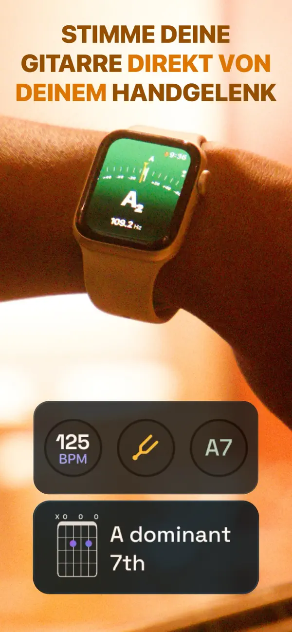 Akkorde & Tuner: Guitar Wiz iPhone App Screenshot 6 – Musik