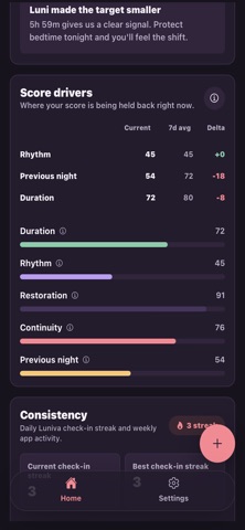 Luniva: Sleep Tracker Log Screenshot 2 of 9