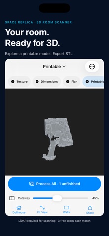 Space Replica: 3D Room Scanner Screenshot 2 of 3