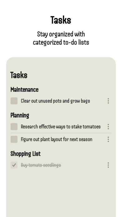 Seedling: Garden Journal Screenshot