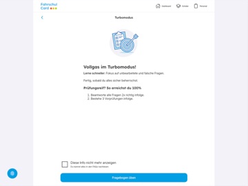 Fahrschulcard iPad screenshot 6