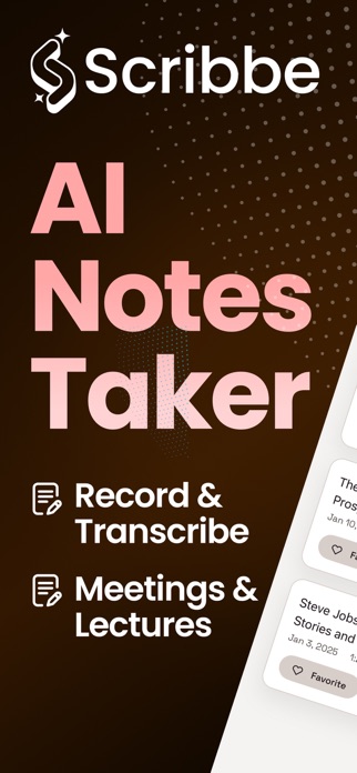AI Meeting Minutes: Scribbe AI Screenshot 1 of 10