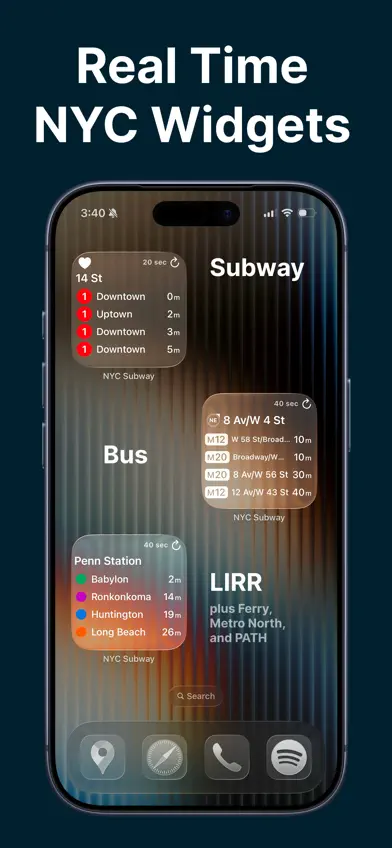 NYC Subway Widget screenshot 1