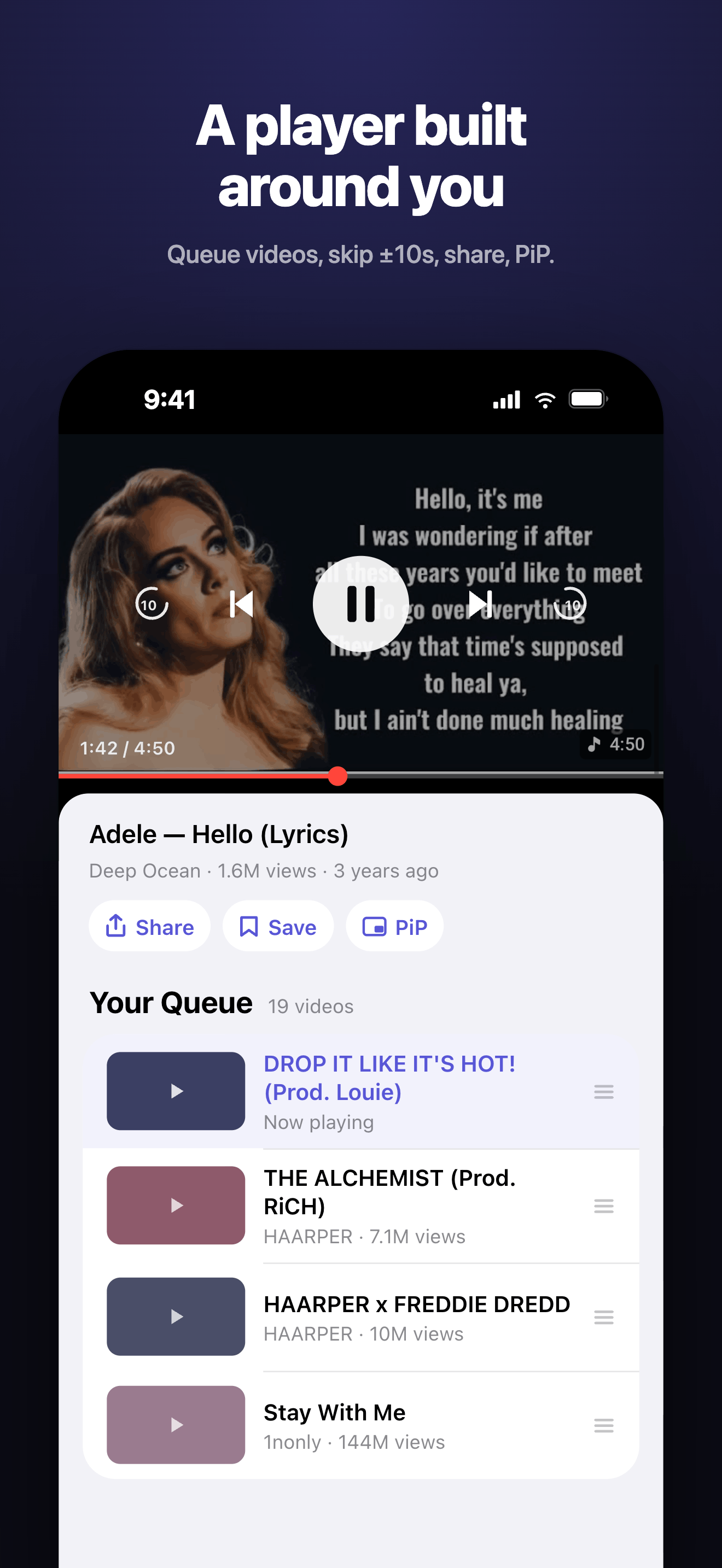 PlayTube: Video Player & PiP screenshot 3