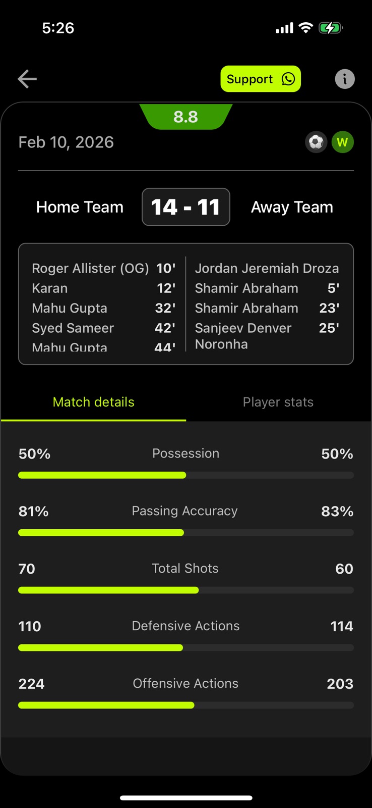 Playernation iphone screenshot 4