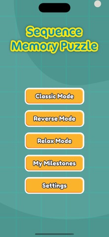Sequence Memory Test Puzzle Screenshot 1 of 7