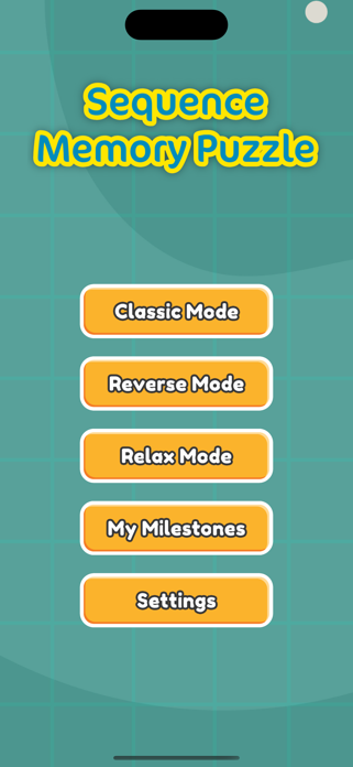 Sequence Memory Test Puzzle Screenshot 1 of 7