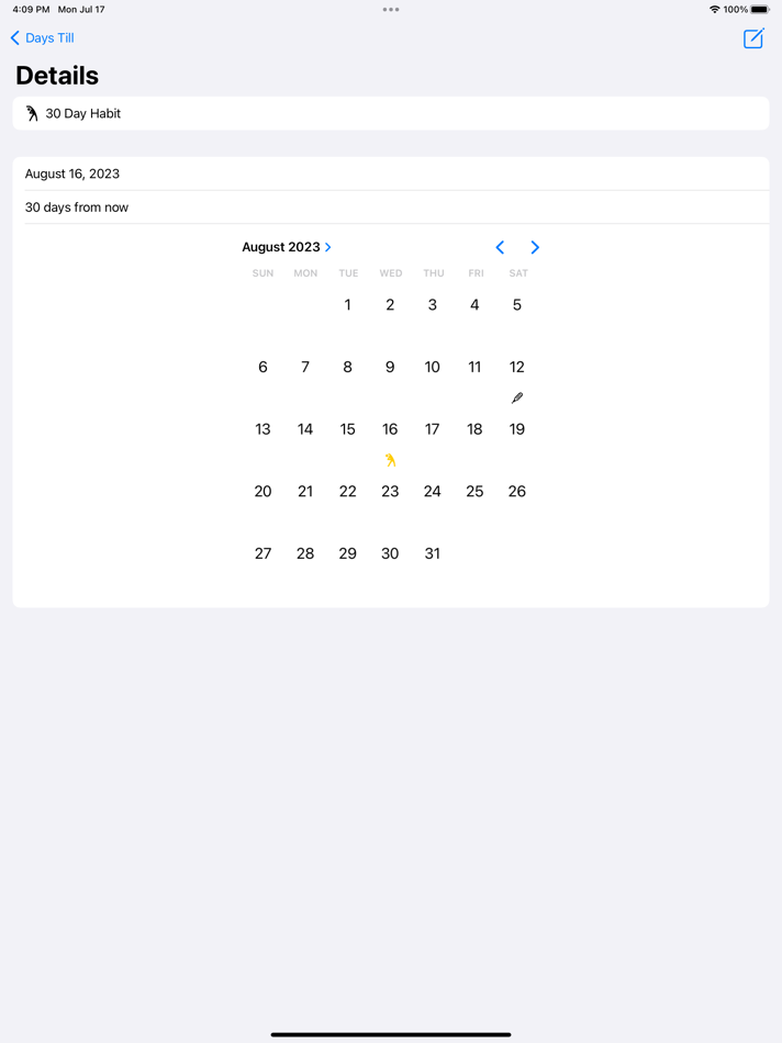 #2. Days Till by E-String (iOS) Podle: E-String Technologies, Inc.