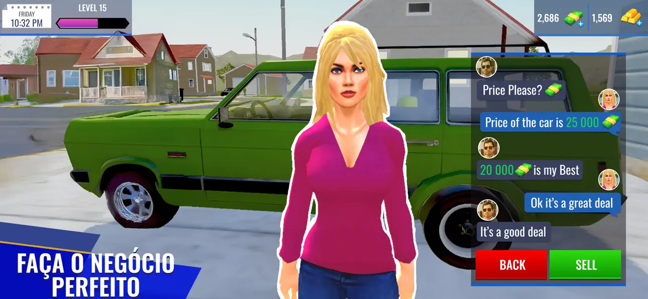 Car Sales Simulator 25 iOS Mod IPA screenshot 2 - iOS game interface