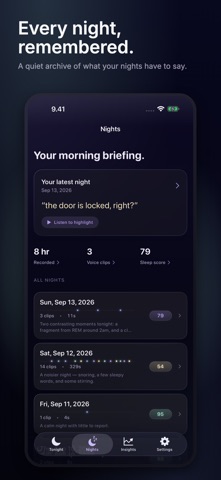 Sleep Talk Recorder & Snore Screenshot 2 of 6