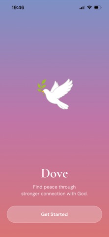Dove: a Prayer Reminder App Screenshot 1 of 3