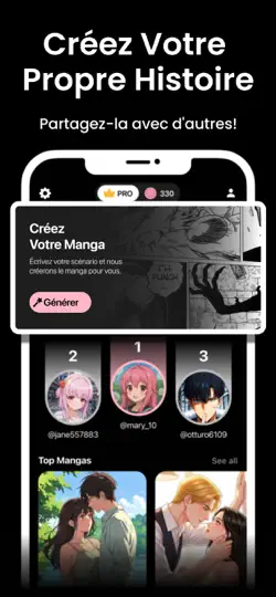 Capture d'écran de Créer BD,Manga,Manhwa: Sakura sur iPhone 6