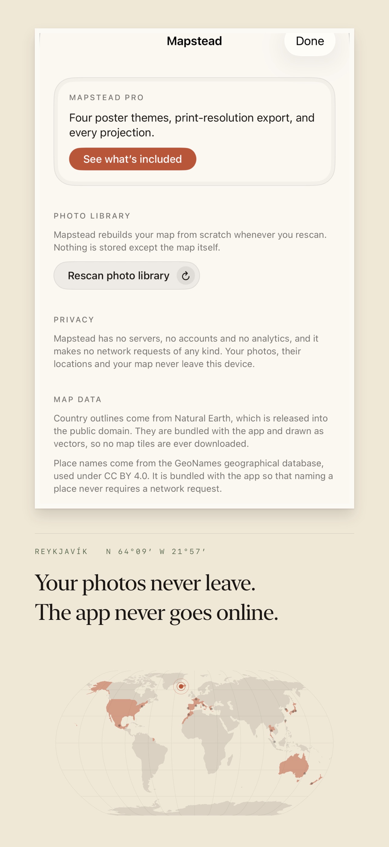 Screenshot 5 of Mapstead: Photo Travel Map